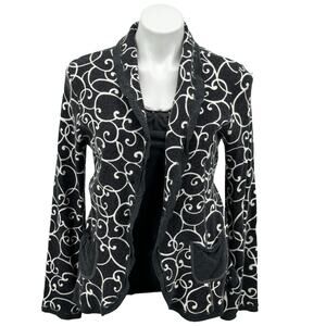 Carlo Colucci Womens Angora Wool Blazer Jacket Tank Top Set 38 Work Office Chic